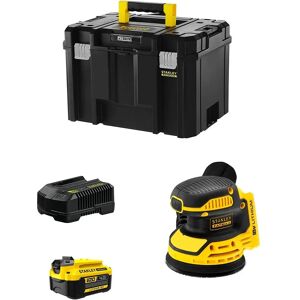Stanley SFMCW220 M1T - Levigatrice Orbitale - 18V - Ergonomica, Sigillata contro polvere, Attacco rapido Stanley SFMCW220 M1T - Levigatrice Orbitale - 18V - Ergonomica, Sigillata contro polvere, Attacco rapido