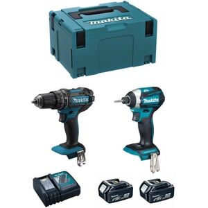 Makita Power Tool Kit - Impact Driver & Hammer Drill - 21 Settings Makita Power Tool Kit - Impact Driver & Hammer Drill - 21 Settings