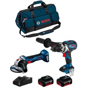 Bosch GSR 18V-110 C Power Tool Kit - Drill, Impact Driver, Batteries, Charger, Bag Bosch GSR 18V-110 C Power Tool Kit - Drill, Impact Driver, Batteries, Charger, Bag