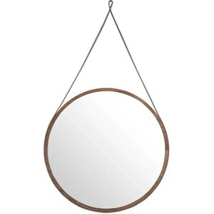 Angel Cerdá Walnussrahmen Rund Hängespiegel - Elegant & Vielseitig Angel Cerdá Walnussrahmen Rund Hängespiegel - Elegant & Vielseitig