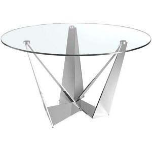 Mesa Redonda de Cristal Angel Cerdá - Diseño Moderno - Vidrio Templado 12mm Mesa Redonda de Cristal Angel Cerdá - Diseño Moderno - Vidrio Templado 12mm