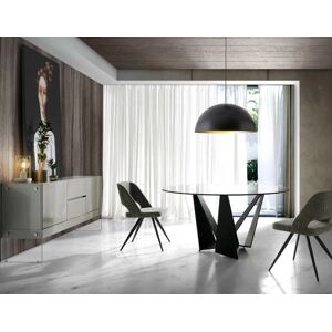 Table Ronde en Verre Moderne Angel Cerdá - 1045 - Publicité Table Ronde en Verre Moderne Angel Cerdá - 1045 - Publicité