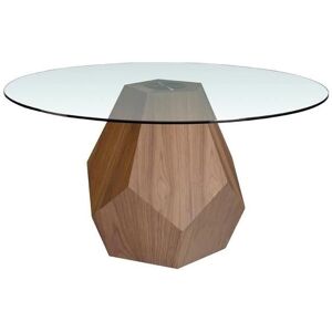 Table ronde en noyer Angel Cerda - Style moderne - Publicité Table ronde en noyer Angel Cerda - Style moderne - Publicité