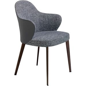 Chaise de salle à manger moderne en similpelle et tissu Angel Cerdá - Chaise - Publicité Chaise de salle à manger moderne en similpelle et tissu Angel Cerdá - Chaise - Publicité