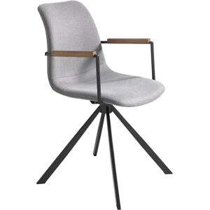 Chaise pivotante grise Angel Cerdá - Design moderne - Publicité Chaise pivotante grise Angel Cerdá - Design moderne - Publicité