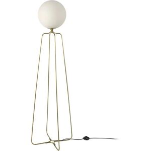 Angel Cerdá - 8047 - Or - Verre blanc - Lampadaire - Publicité Angel Cerdá - 8047 - Or - Verre blanc - Lampadaire - Publicité