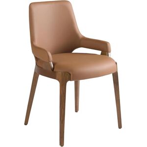 Silla de Cuero Sintético Marrón Angel Cerdá - 51x58x79 - Chair Silla de Cuero Sintético Marrón Angel Cerdá - 51x58x79 - Chair
