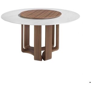 Angel Cerdá Round Marble Porcelain Dining Table - 6 Seats Angel Cerdá Round Marble Porcelain Dining Table - 6 Seats