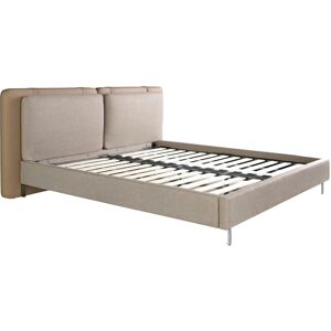 Angel Cerdá Double Bed Visón & Gray Fabric - Bed Angel Cerdá Double Bed Visón & Gray Fabric - Bed