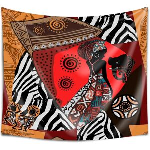 Dekoarte Tp33 - Modern Wall Tapestry African Ethnic Style - 150x130cm Dekoarte Tp33 - Modern Wall Tapestry African Ethnic Style - 150x130cm