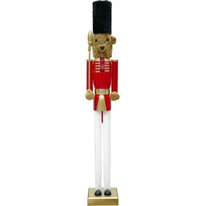 Mediawave Store - Casse-noisette Père Noël Rouge 90cm Décoration de Noël - Publicité Mediawave Store - Casse-noisette Père Noël Rouge 90cm Décoration de Noël - Publicité