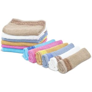 MEDIAWAVE STORE - Ensemble de 12 serviettes - 6 visage, 6 invités - Polyester - Multicolore - Set de serviettes de bain - Publicité MEDIAWAVE STORE - Ensemble de 12 serviettes - 6 visage, 6 invités - Polyester - Multicolore - Set de serviettes de bain - Publicité