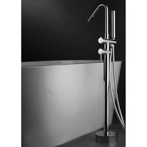 IMEX - Rubinetto da vasca autoportante con corpo termostatico - Cromato IMEX - Rubinetto da vasca autoportante con corpo termostatico - Cromato