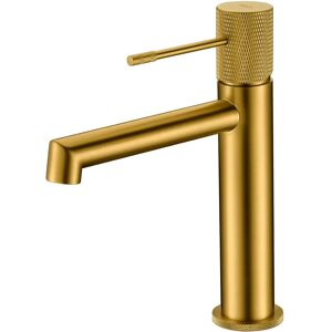 Rubinetto Imex Oro Spazzolato - Miscelatore Moderno per Bagno Rubinetto Imex Oro Spazzolato - Miscelatore Moderno per Bagno