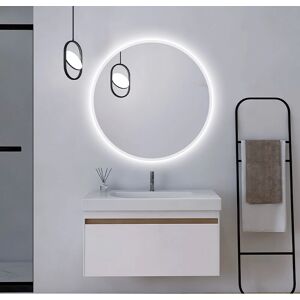 Ledimex Bélgica - Espejo de baño redondo - 70cm - Luz LED - IP44 - Luz frontal Ledimex Bélgica - Espejo de baño redondo - 70cm - Luz LED - IP44 - Luz frontal