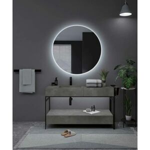 Espejo LED redondo Ledimex Oporto - Luz fría, 70cm Espejo LED redondo Ledimex Oporto - Luz fría, 70cm