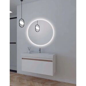 Ledimex - Espejo de baño redondo con LED, Ø50cm, Luz fría Ledimex - Espejo de baño redondo con LED, Ø50cm, Luz fría