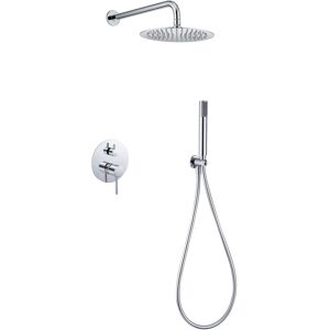 Conjunto de Chuveiro Monza - Acabamento Cromado Moderno Conjunto de Chuveiro Monza - Acabamento Cromado Moderno