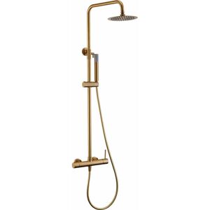 Imex - Conjunto de ducha Monza oro cepillado - Tipos de ducha Imex - Conjunto de ducha Monza oro cepillado - Tipos de ducha