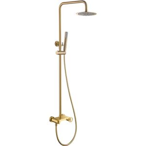 Imex Olimpo Duschset - Gebürstetes Gold - Modernes Design Imex Olimpo Duschset - Gebürstetes Gold - Modernes Design