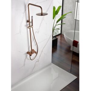 Conjunto de ducha Olimpo en oro rosa - Diseño moderno Conjunto de ducha Olimpo en oro rosa - Diseño moderno