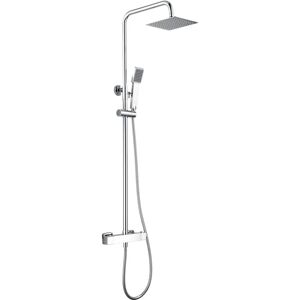 IMEX Art Thermostat-Duschset - Quadratischer Chrom-Look IMEX Art Thermostat-Duschset - Quadratischer Chrom-Look