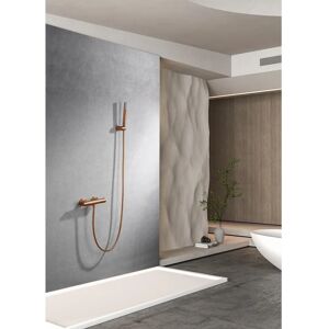 Imex Monza Thermostat-Duschset Roségold - Rund 27x15cm Imex Monza Thermostat-Duschset Roségold - Rund 27x15cm