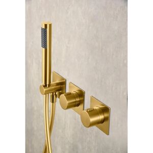 Imex Tíbet Duschset - Gebürstet Gold - Modernes Badezimmerzubehör Imex Tíbet Duschset - Gebürstet Gold - Modernes Badezimmerzubehör