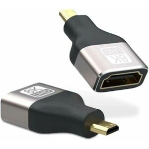 Adaptateur HDMI PcCom - Compatible 4K/8K, Micro HDMI Mâle vers Femelle - Publicité Adaptateur HDMI PcCom - Compatible 4K/8K, Micro HDMI Mâle vers Femelle - Publicité