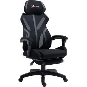 Silla de Oficina Vinsetto - Ajustable, Reclinable, Giratoria, Negro Silla de Oficina Vinsetto - Ajustable, Reclinable, Giratoria, Negro