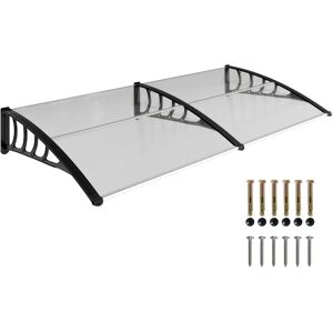 Outsunny Toldo de Policarbonato Transparente - Protección solar para puertas y ventanas Outsunny Toldo de Policarbonato Transparente - Protección solar para puertas y ventanas