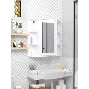 Armoire de bain Homcom murale avec miroir - Gain de place - Publicité Armoire de bain Homcom murale avec miroir - Gain de place - Publicité