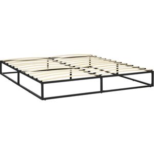 Homcom Marco de Cama de Acero - 180x200cm, Estilo Moderno Homcom Marco de Cama de Acero - 180x200cm, Estilo Moderno
