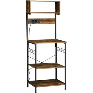 Estantería de Cocina Homcom con Tomas de Corriente - Tipo Cocina Estantería de Cocina Homcom con Tomas de Corriente - Tipo Cocina