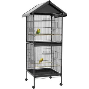 Jaula para Pájaros Grande 2 Pisos Convertible - 78x75x168cm Jaula para Pájaros Grande 2 Pisos Convertible - 78x75x168cm