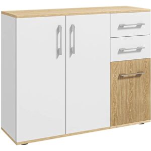 Aparador Modern HOMCOM con Estantes Ajustables - 90x30x75.5 cm Aparador Modern HOMCOM con Estantes Ajustables - 90x30x75.5 cm