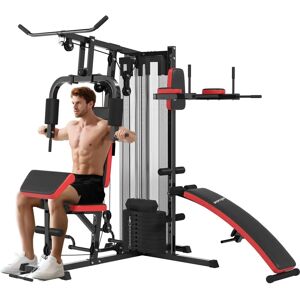 Máquina de gimnasio multiestación SPORTNOW - Pesos ajustables 45kg - Entrenamiento completo Máquina de gimnasio multiestación SPORTNOW - Pesos ajustables 45kg - Entrenamiento completo