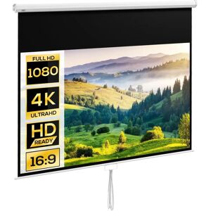 Pantalla de proyector HOMCOM 100 pulgadas - 16:9, Altura ajustable Interior/Exterior Pantalla de proyector HOMCOM 100 pulgadas - 16:9, Altura ajustable Interior/Exterior