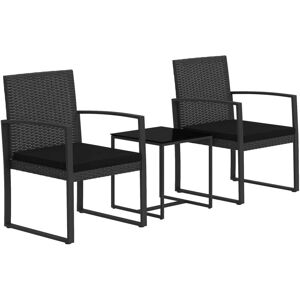 Conjunto de Muebles de Jardín Outsunny - 2 Sillas, 1 Mesa - Moderno y Resistente Conjunto de Muebles de Jardín Outsunny - 2 Sillas, 1 Mesa - Moderno y Resistente