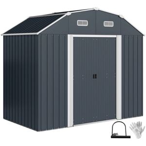 Cobertizo de jardín Outsunny 2,7m² - Estantes ajustables, Ventilación Cobertizo de jardín Outsunny 2,7m² - Estantes ajustables, Ventilación