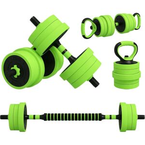 Set de Fitness 20kg 4 en 1 Sportnow - Mancuernas y Pesa Rusa Ajustable Set de Fitness 20kg 4 en 1 Sportnow - Mancuernas y Pesa Rusa Ajustable