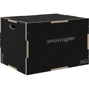 SPORTNOW Caja Pliométrica de Haya - 3 Alturas Soporta 120kg SPORTNOW Caja Pliométrica de Haya - 3 Alturas Soporta 120kg