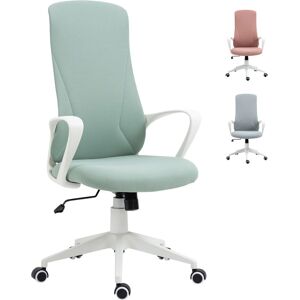Silla de Oficina Verde Ajustable Vinsetto - Soporte Ergonómico Silla de Oficina Verde Ajustable Vinsetto - Soporte Ergonómico