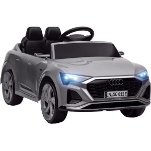 Coche eléctrico infantil gris Audi Q8 etron sportback - Control remoto y música Coche eléctrico infantil gris Audi Q8 etron sportback - Control remoto y música
