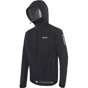 Chaqueta de ciclismo impermeable Spiuk 2XL negra Chaqueta de ciclismo impermeable Spiuk 2XL negra