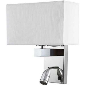 Applique Gabriel Fabrilamp - Metallo Tessuto 3W - Illuminazione Interna Applique Gabriel Fabrilamp - Metallo Tessuto 3W - Illuminazione Interna