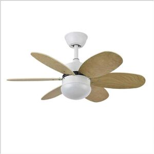 Fabrilamp Dc Alves 2xe27 - Blanco - Ventilador de Techo Fabrilamp Dc Alves 2xe27 - Blanco - Ventilador de Techo