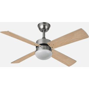 Fabrilamp Sofia Hêtre Argent - Ventilateur de plafond - Publicité Fabrilamp Sofia Hêtre Argent - Ventilateur de plafond - Publicité