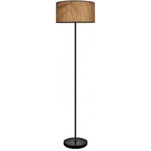 Lampada da terra Fabrilamp Papiro - E27, 162cm, Nero e Marrone Lampada da terra Fabrilamp Papiro - E27, 162cm, Nero e Marrone
