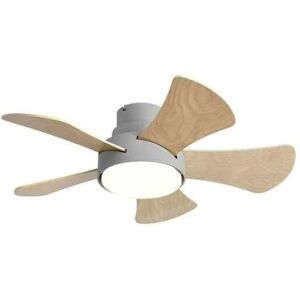 Ventilatore Gregario 25W DC Grigio Reversibile 5 Pale con Telecomando Ventilatore Gregario 25W DC Grigio Reversibile 5 Pale con Telecomando
